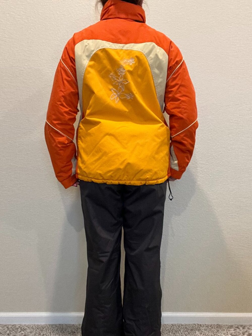 Active Ski/Snowboard Jacket Orange Size M - Picture 4 of 11
